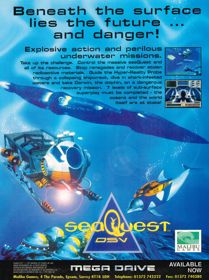 seaQuest DSV - Advertisement Flyer - Front