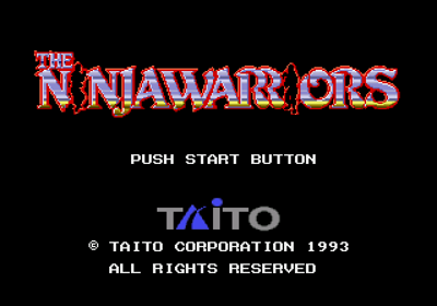 The Ninja Warriors - Screenshot - Game Title Image