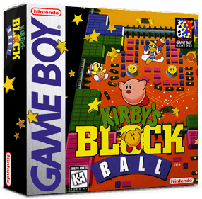 Kirby's Block Ball - Box - 3D Image