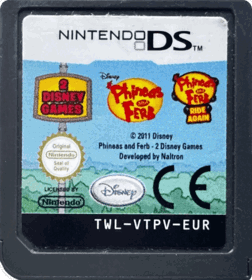 2 Disney Games: Phineas and Ferb / Phineas and Ferb Ride Again - Cart - Front