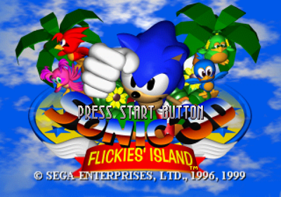 Sonic 3D Blast - Screenshot - Game Title
