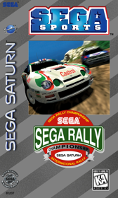 Sega Rally Championship - Box - Front - Reconstructed