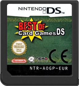 Best of Card Games DS - Cart - Front Image