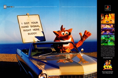 CTR: Crash Team Racing - Advertisement Flyer - Front Image
