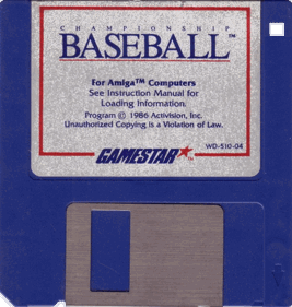 Championship Baseball - Disc Image