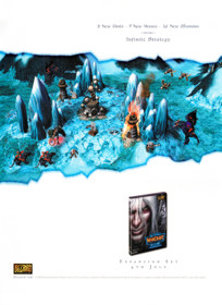 Warcraft III: The Frozen Throne - Advertisement Flyer - Front