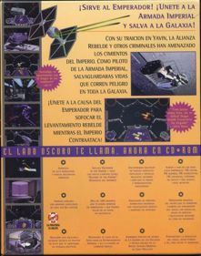 Star Wars: TIE Fighter (Collector's CD-ROM) - Box - Back