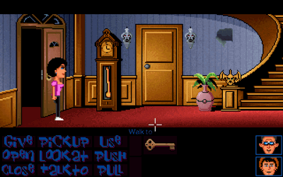 Maniac Mansion Deluxe - Screenshot - Gameplay