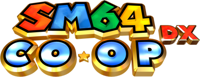 Super Mario 64 Coop Deluxe - Clear Logo