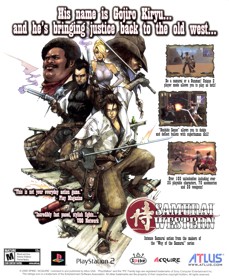 Samurai Western - Advertisement Flyer - Front