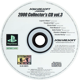 Squaresoft on PlayStation 2000 Collector's CD Vol. 3 - Disc Image
