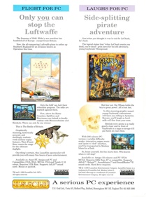 Monkey Island 2: LeChuck's Revenge - Advertisement Flyer - Front