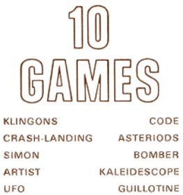 10 Games - Clear Logo