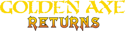 Golden Axe Returns - Clear Logo Image