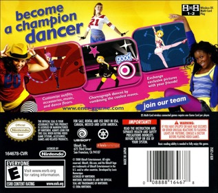 Ener-G: Dance Squad - Box - Back