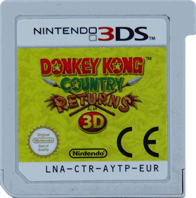 Donkey Kong Country Returns 3D - Cart - Front