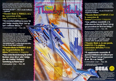 Thunder Blade - Box - Back
