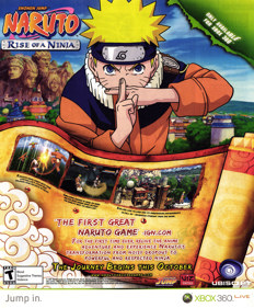 Naruto: Rise of a Ninja - Advertisement Flyer - Front
