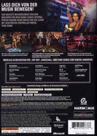 Dance Central - Box - Back