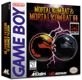 Mortal Kombat & Mortal Kombat II - Box - 3D Image