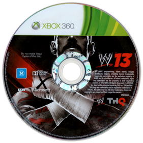 WWE '13 - Disc