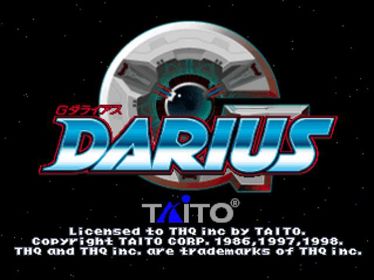 G Darius - Screenshot - Game Title Image