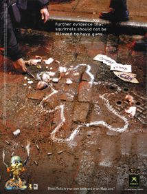 Conker: Live & Reloaded - Advertisement Flyer - Front