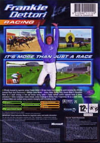 Frankie Dettori Racing  - Box - Back Image