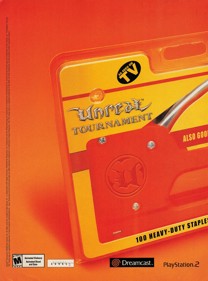 Unreal Tournament - Advertisement Flyer - Front
