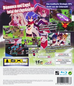 Disgaea D2: A Brighter Darkness - Box - Back