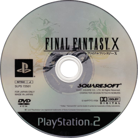 Final Fantasy X - Disc Image