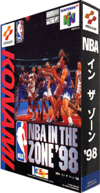 NBA in the Zone '98 - Box - 3D Image