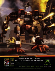 MechAssault - Advertisement Flyer - Front