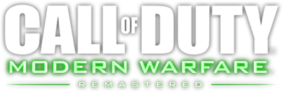 Call of Duty: Modern Warfare Remastered (2017) - Clear Logo