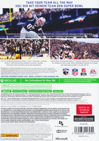 Madden NFL 17 - Box - Back
