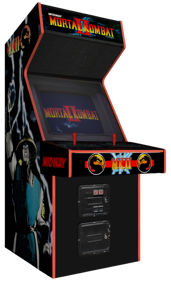 Mortal Kombat II - Arcade - Cabinet Image