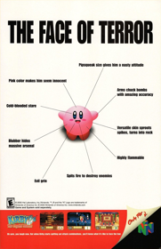Kirby 64: The Crystal Shards - Advertisement Flyer - Front