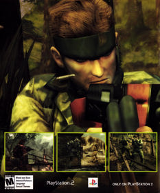Metal Gear Solid 3: Snake Eater - Advertisement Flyer - Front