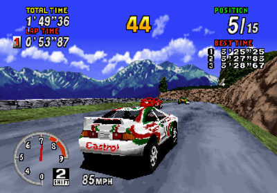 Sega Rally Championship - Screenshot - Gameplay