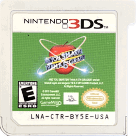 Are You Smarter than a 5th Grader - Cart - Front