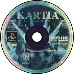 Kartia: The Word of Fate - Disc Image