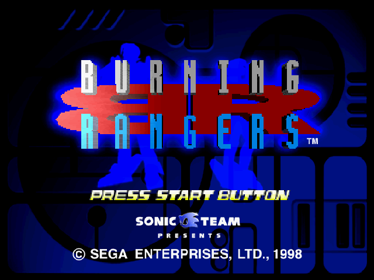 Burning Rangers - Screenshot - Game Title Image
