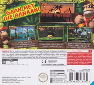 Donkey Kong Country Returns 3D - Box - Back Image