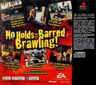 WCW Backstage Assault - Box - Back Image