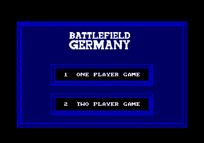 Battlefield Germany - Screenshot - Game Select
