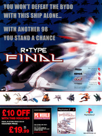 R-Type Final - Advertisement Flyer - Front