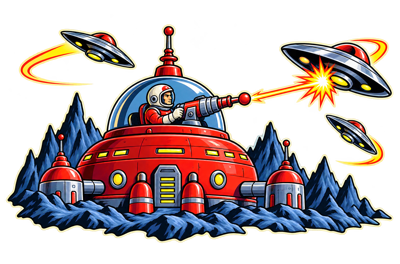 Explorers of Space - Clear Logo Image