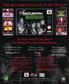 WWF WrestleMania 2000 - Advertisement Flyer - Front