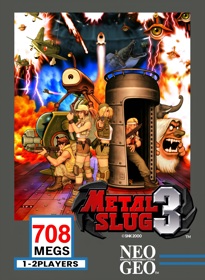 Metal Slug 3 - Fanart - Box - Front