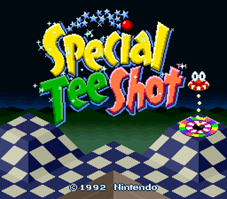 Special Tee Shot - Screenshot - Game Title